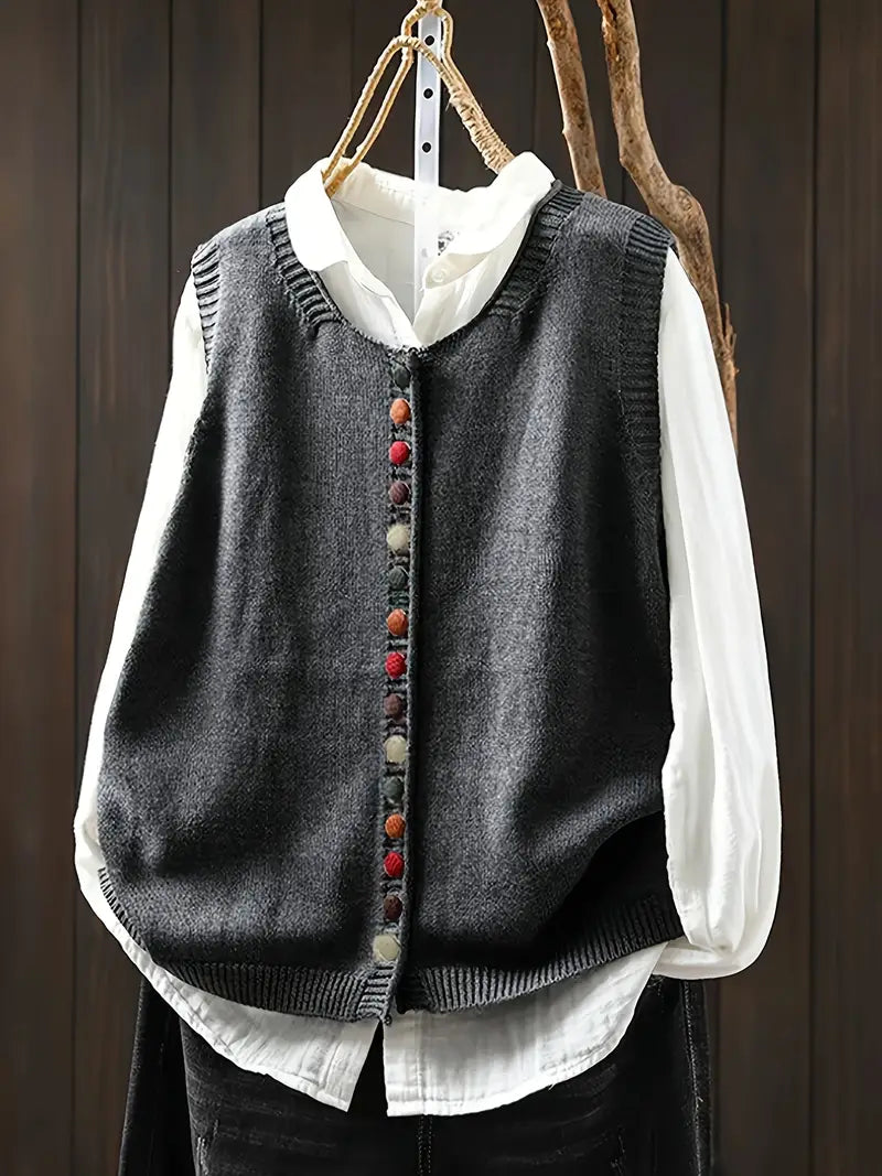 Elira™ | Strikket vest