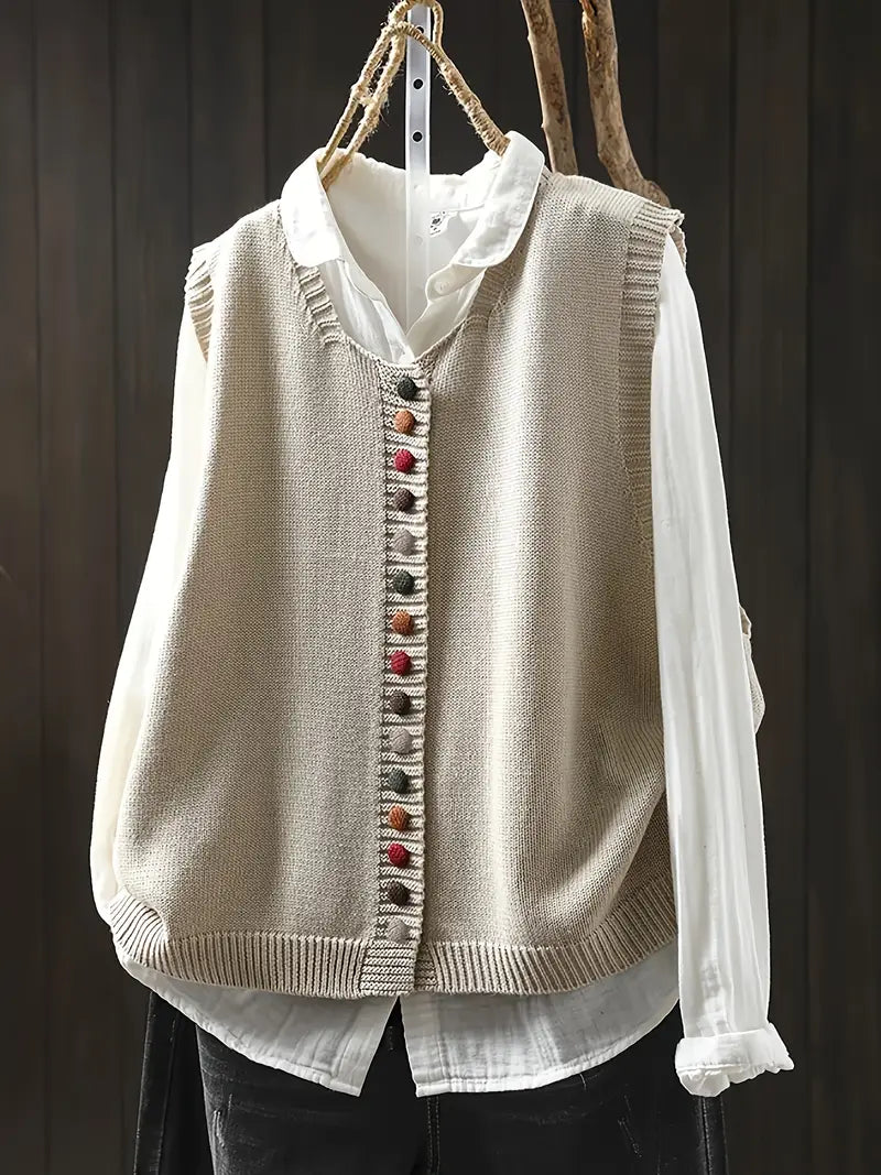 Elira™ | Strikket vest