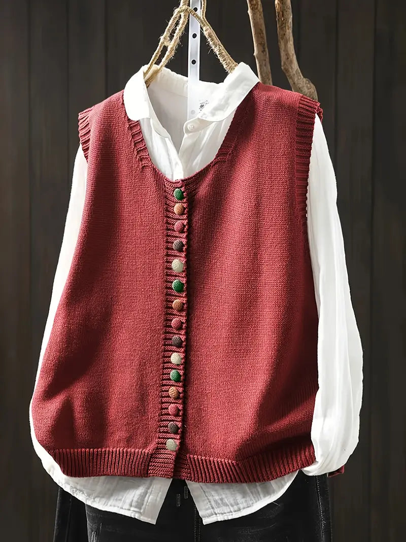 Elira™ | Strikket vest