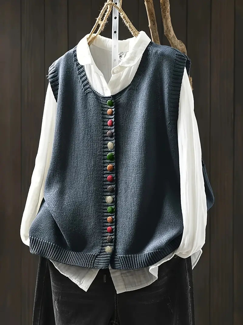 Elira™ | Strikket vest