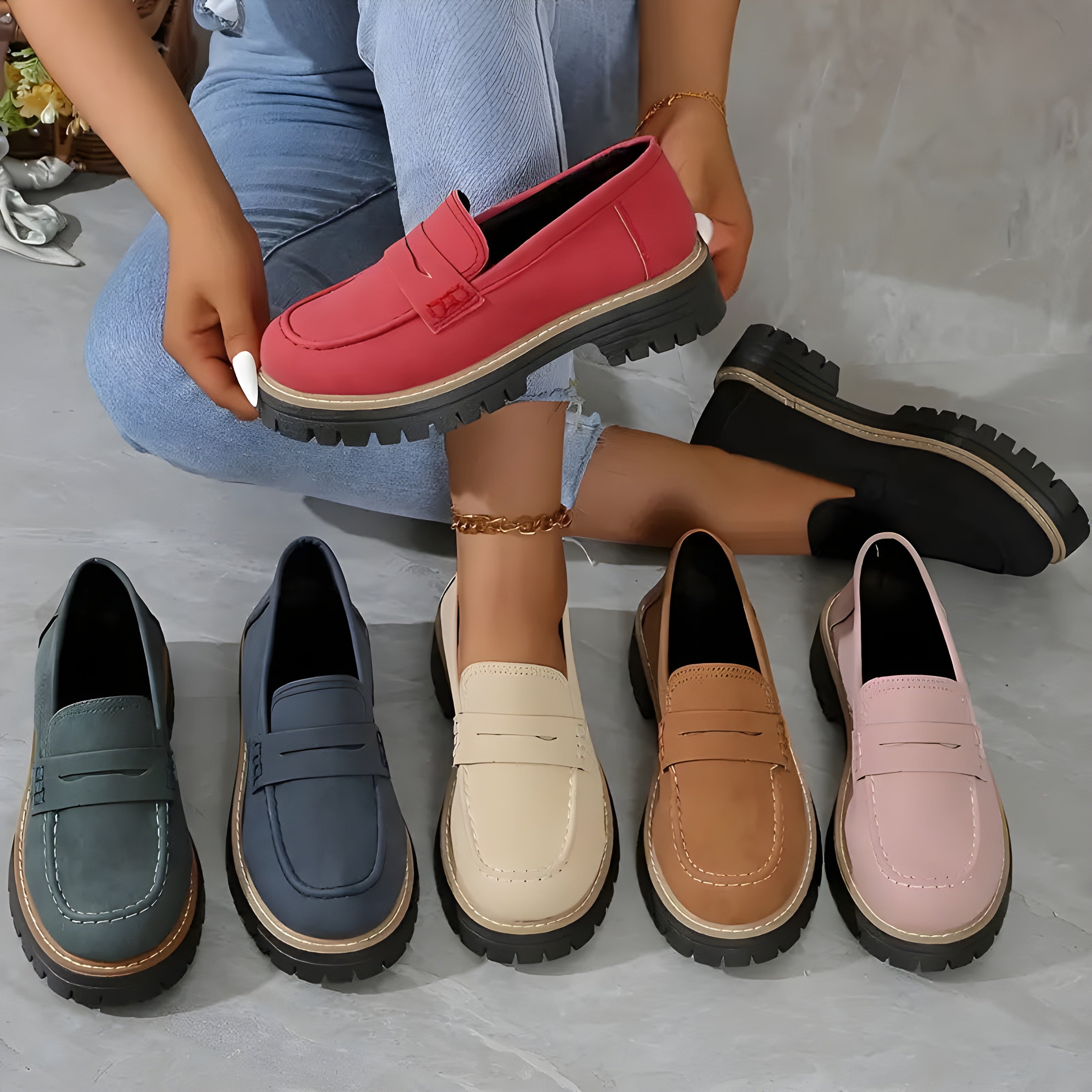 Ariana | Stilrene Loafers med Uovertruffen Komfort